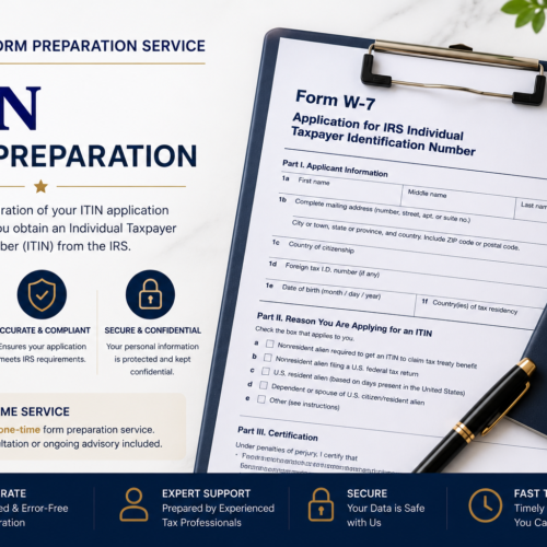 ITIN Form Preparation